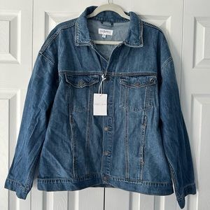 NWT Carly Jean Los Angeles Hunter Jean Jacket XL medium wash